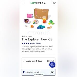 Lovevery The Explorer Play Kit 9-10+